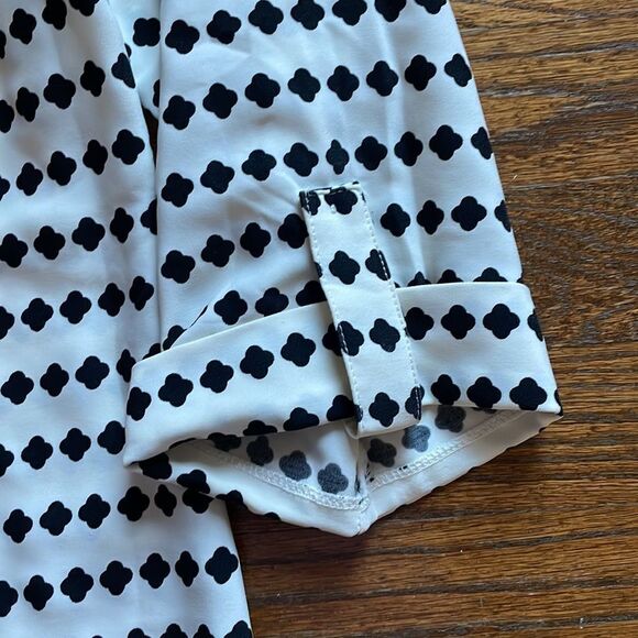 Brixon Ivy White & Black Patterned Blouse - Picture 5 of 7